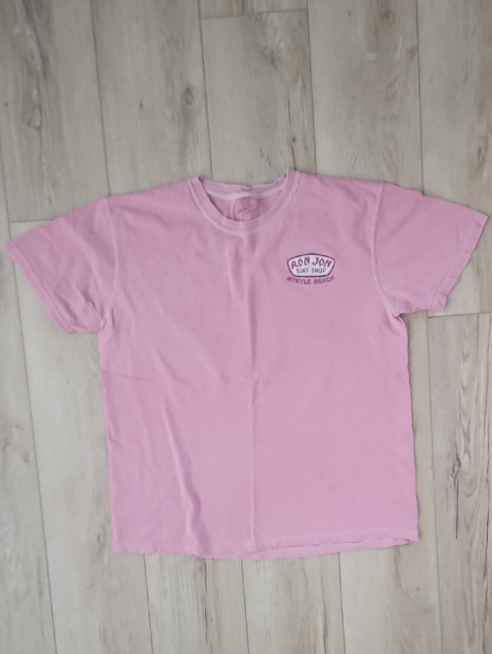 Ron Jon Pink Short Sleeve Tee Large Beach Surf Summer